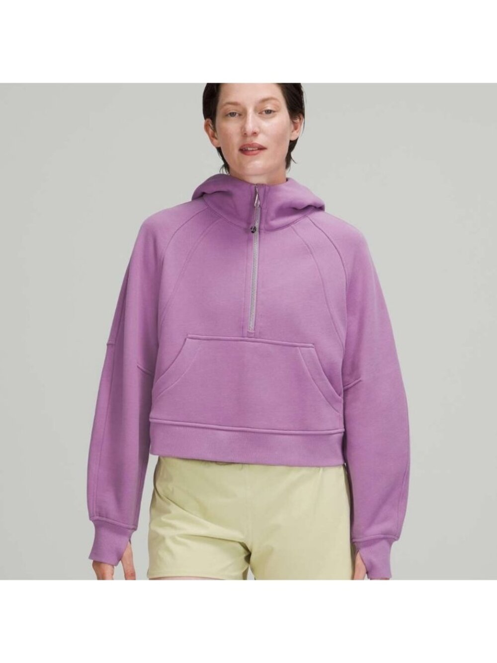 Lululemon Scuba Oversized 1/2 Zip Hoodie Wisteria Purple